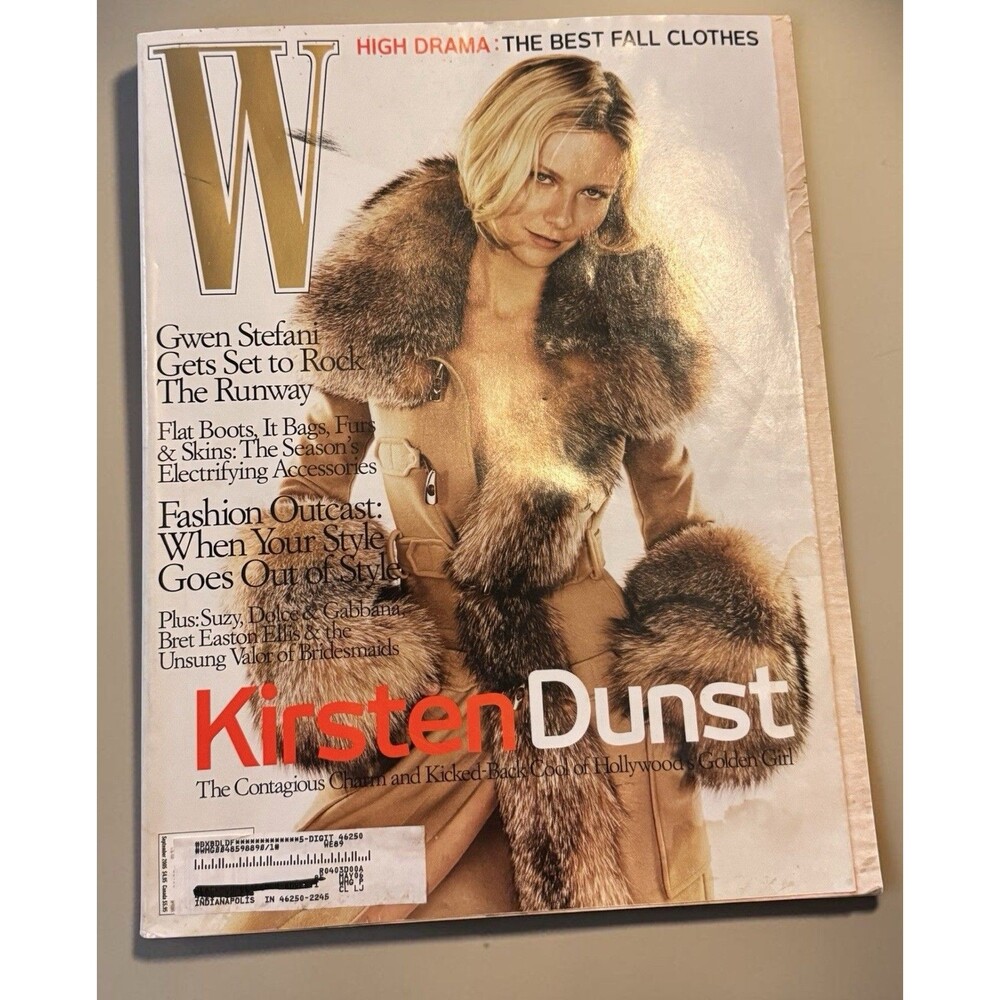 W Magazine 2005 Rise & Fall KATE MOSS DIOR Michel Brown FASHION Guess Ad GISELE